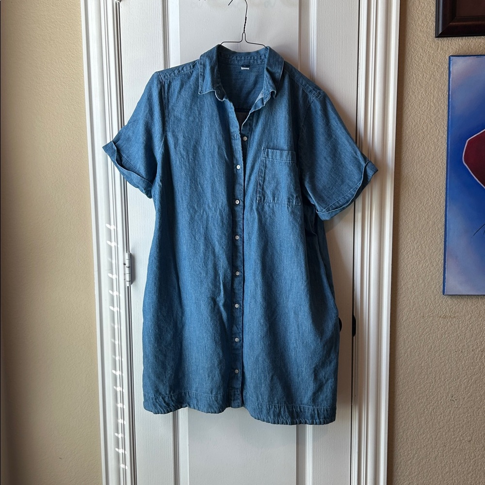 Old Navy Blue Denim Mini Dress
